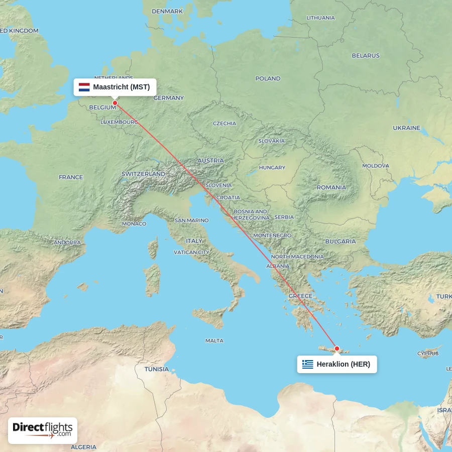HER - MST route map