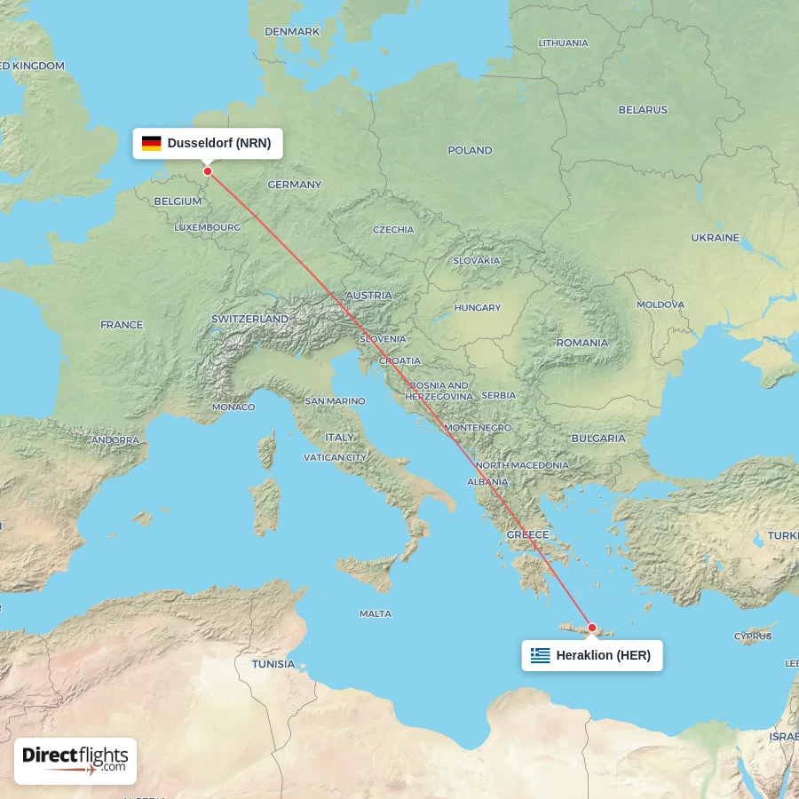 HER - NRN route map
