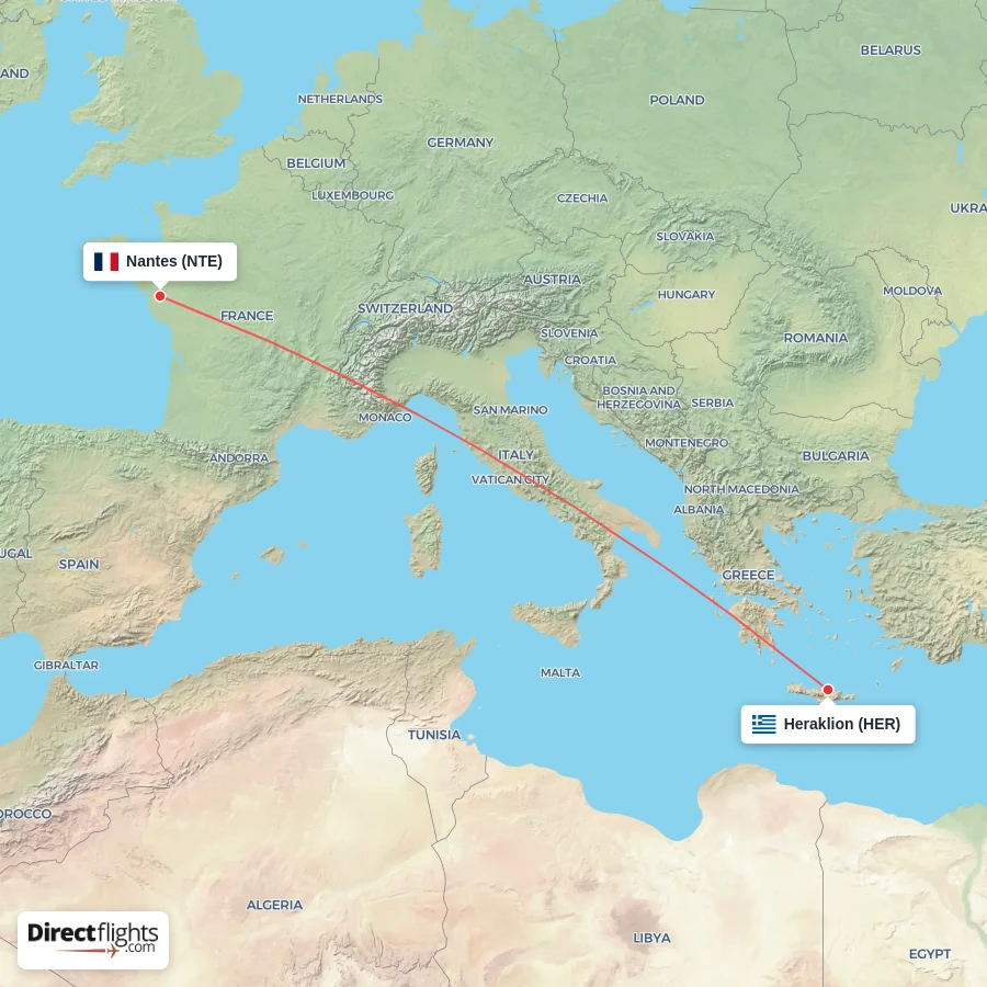 HER - NTE route map