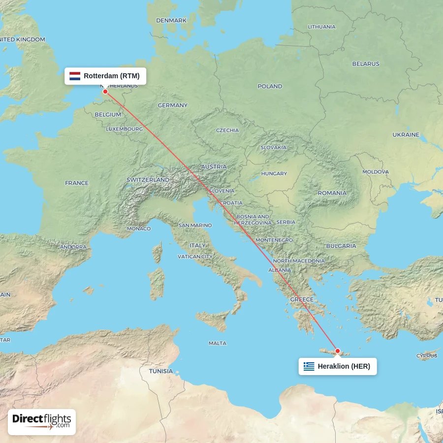 HER - RTM route map