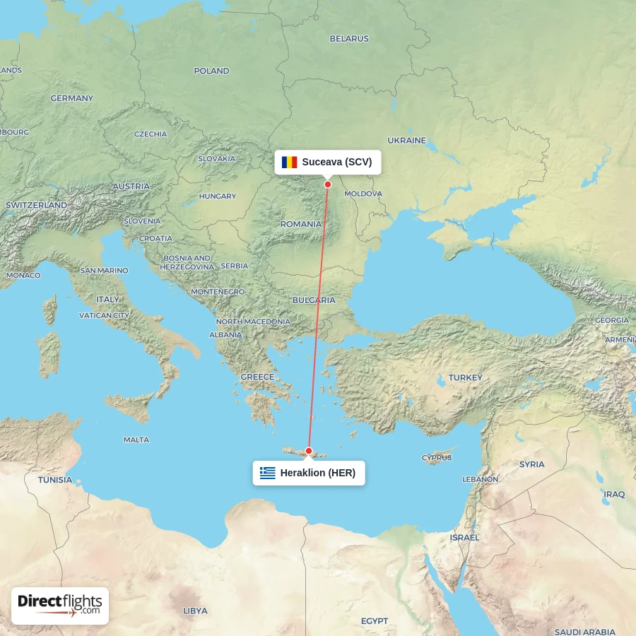 HER - SCV route map