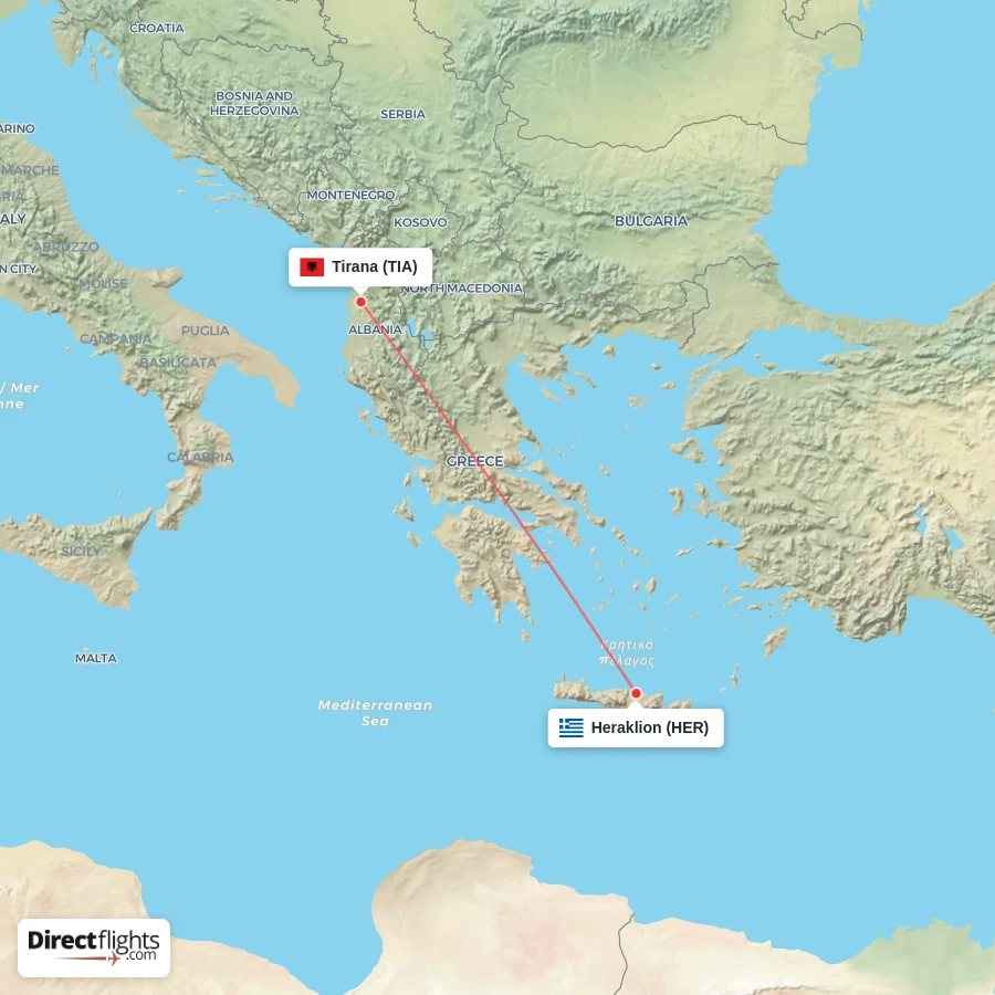 HER - TIA route map