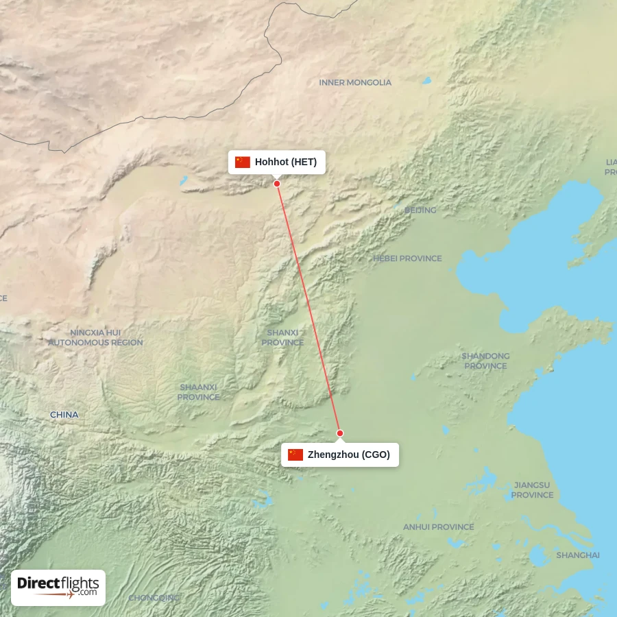 HET - CGO route map