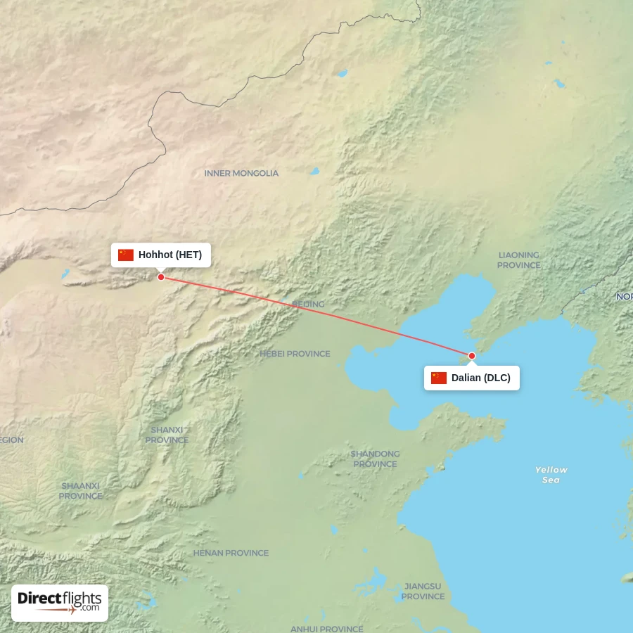 HET - DLC route map