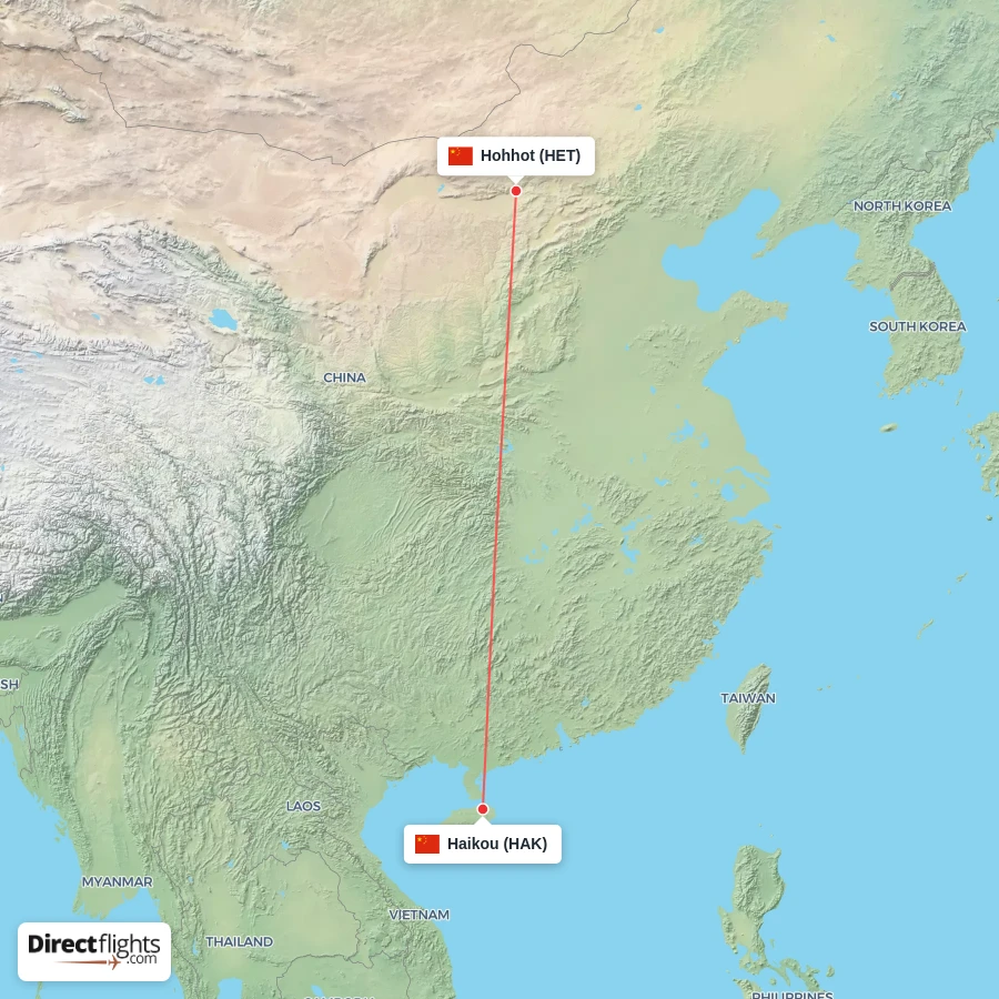 HET - HAK route map