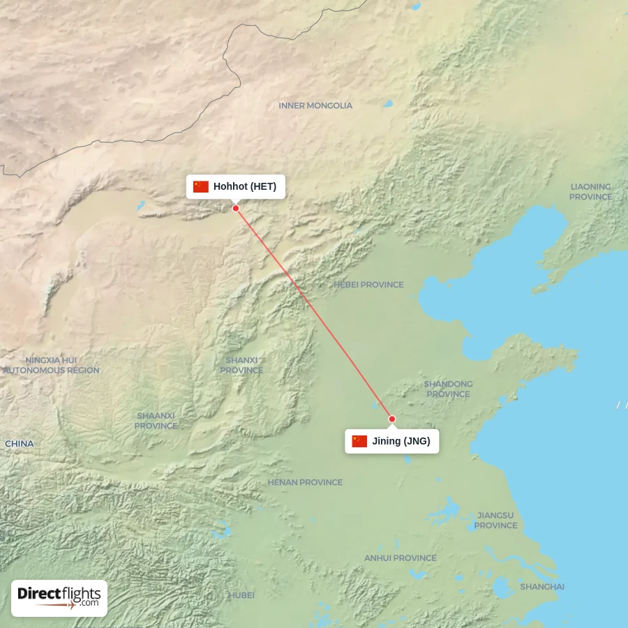 HET - JNG route map