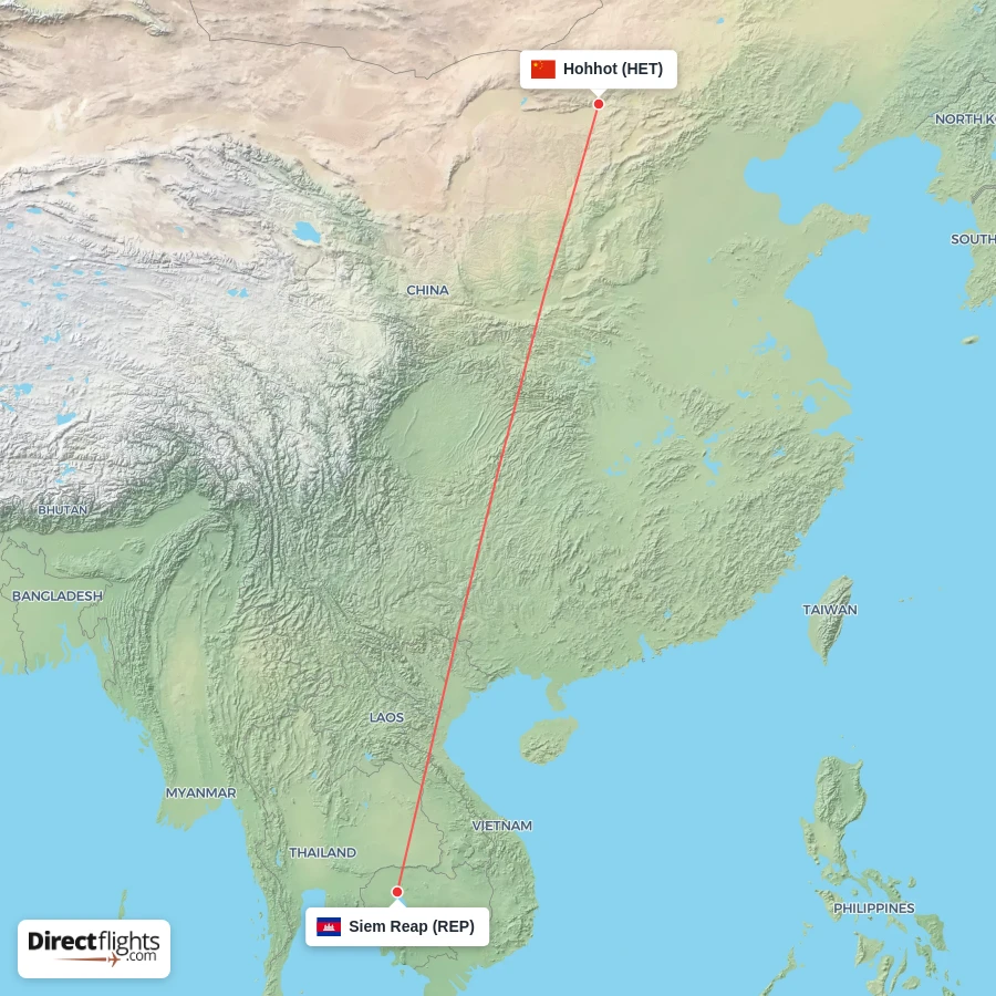 HET - REP route map