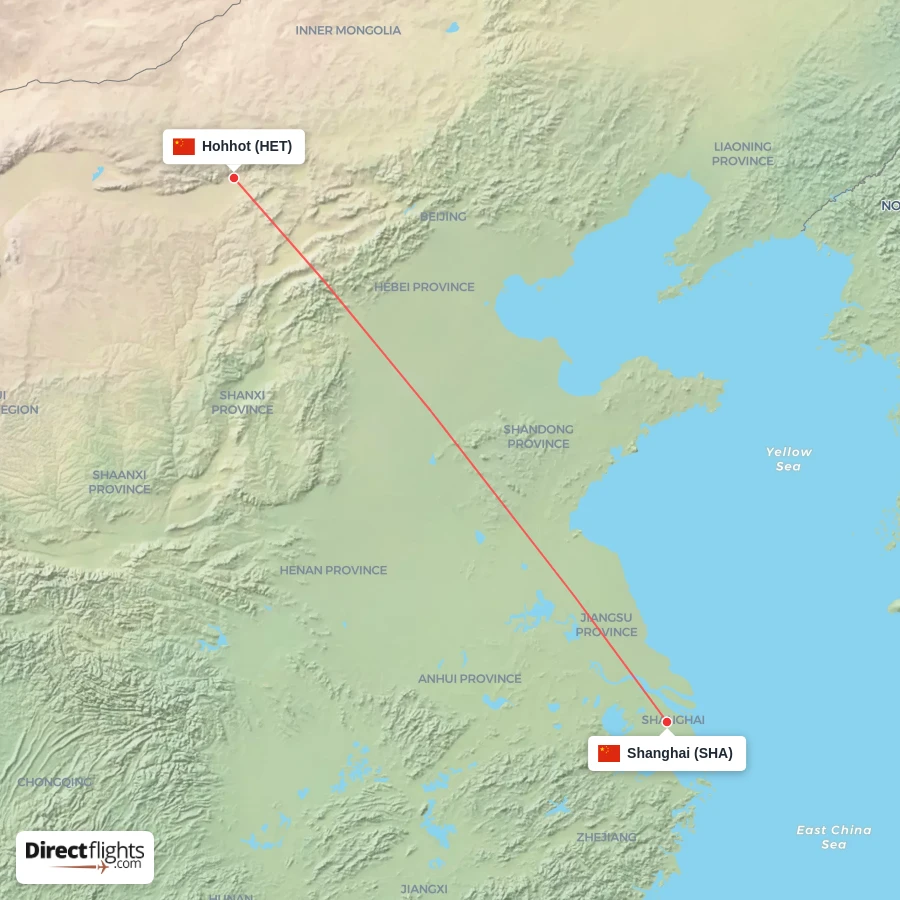 HET - SHA route map