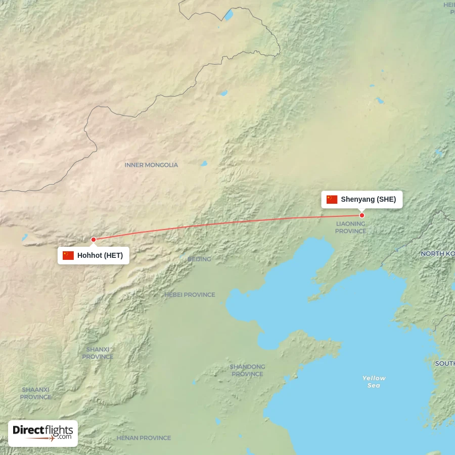 HET - SHE route map