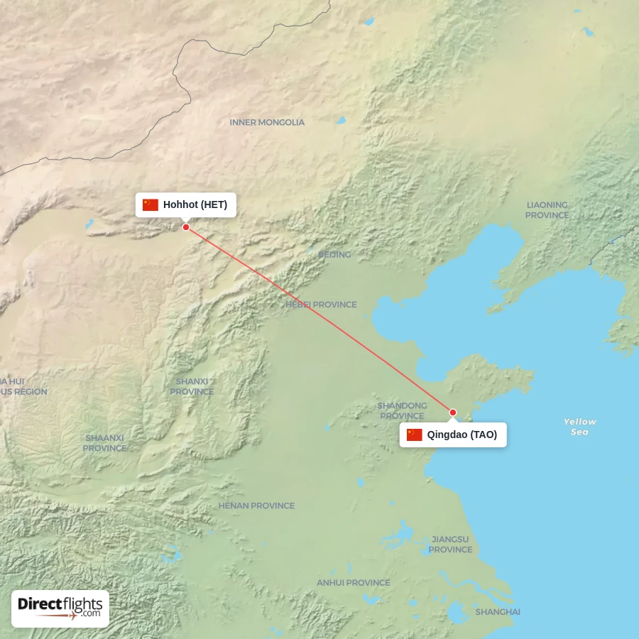 HET - TAO route map