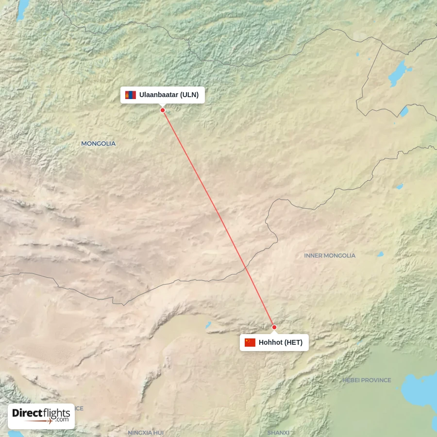 HET - ULN route map