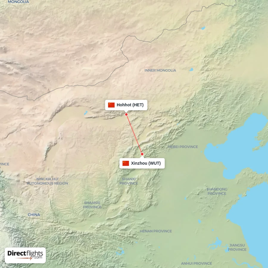 HET - WUT route map