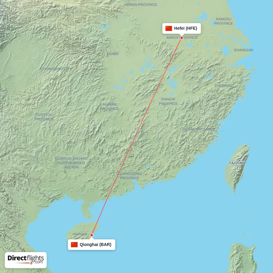 HFE - BAR route map
