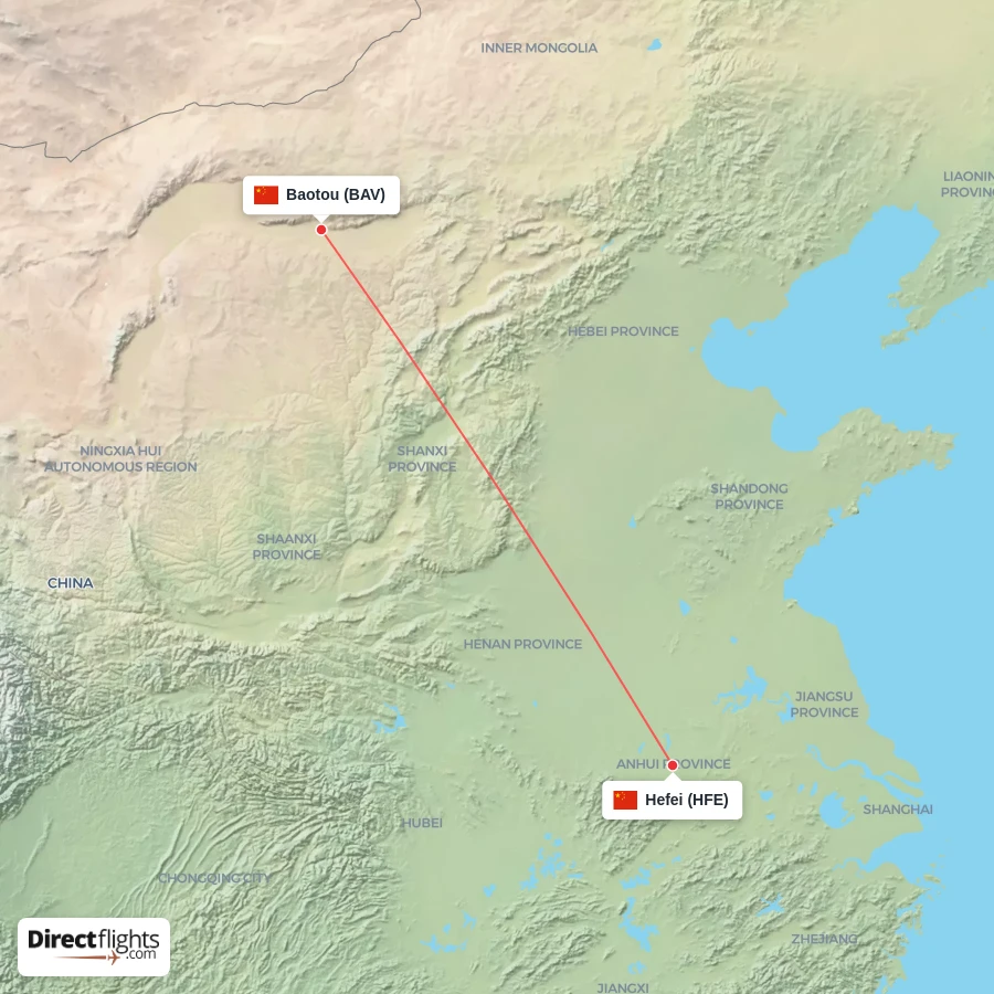 HFE - BAV route map