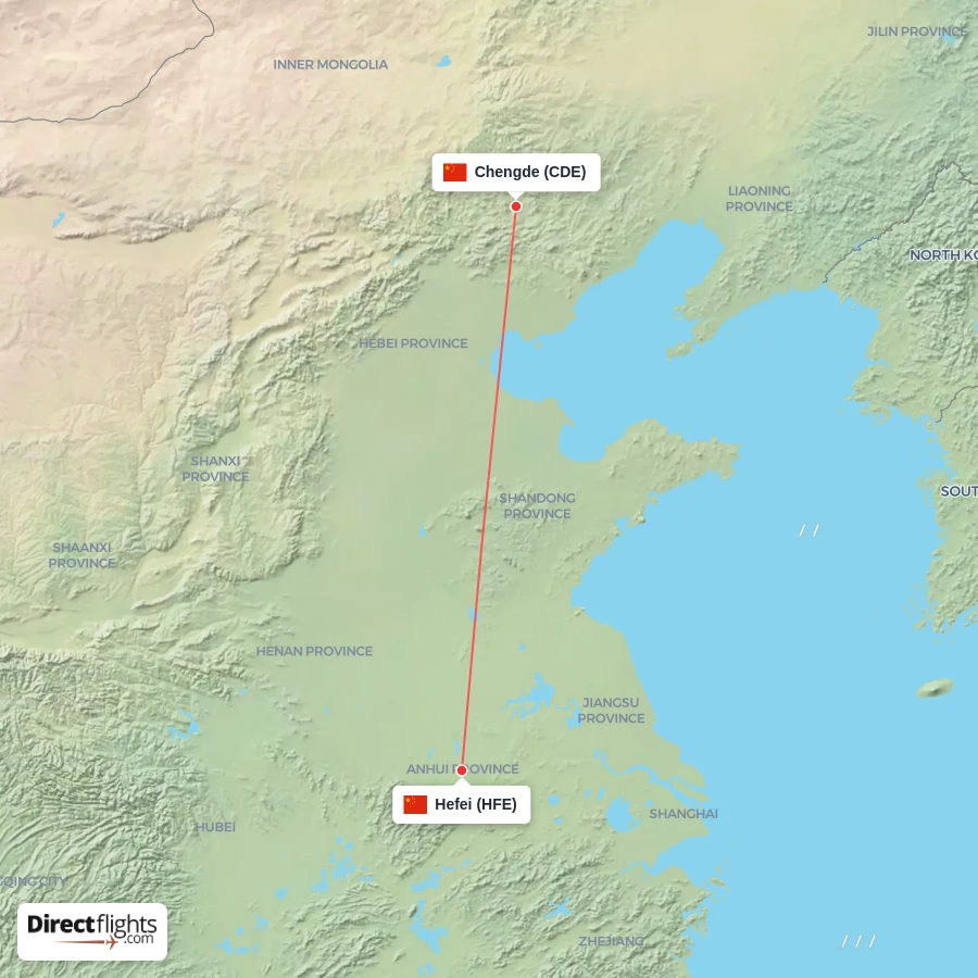 HFE - CDE route map