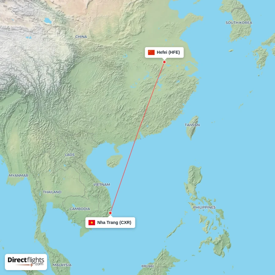 HFE - CXR route map
