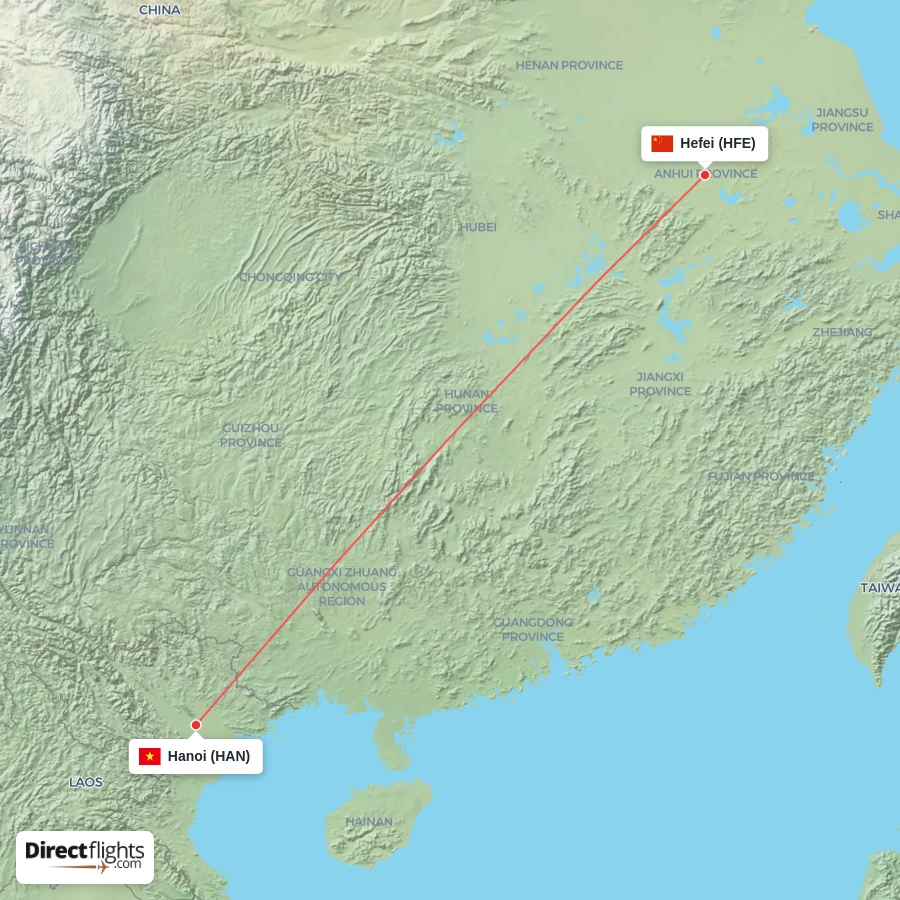 HFE - HAN route map