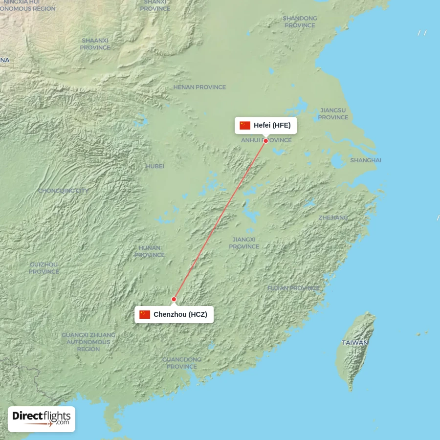 HFE - HCZ route map