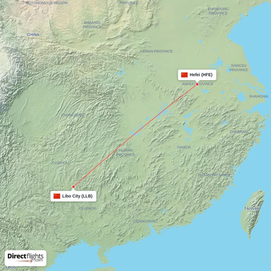 HFE - LLB route map