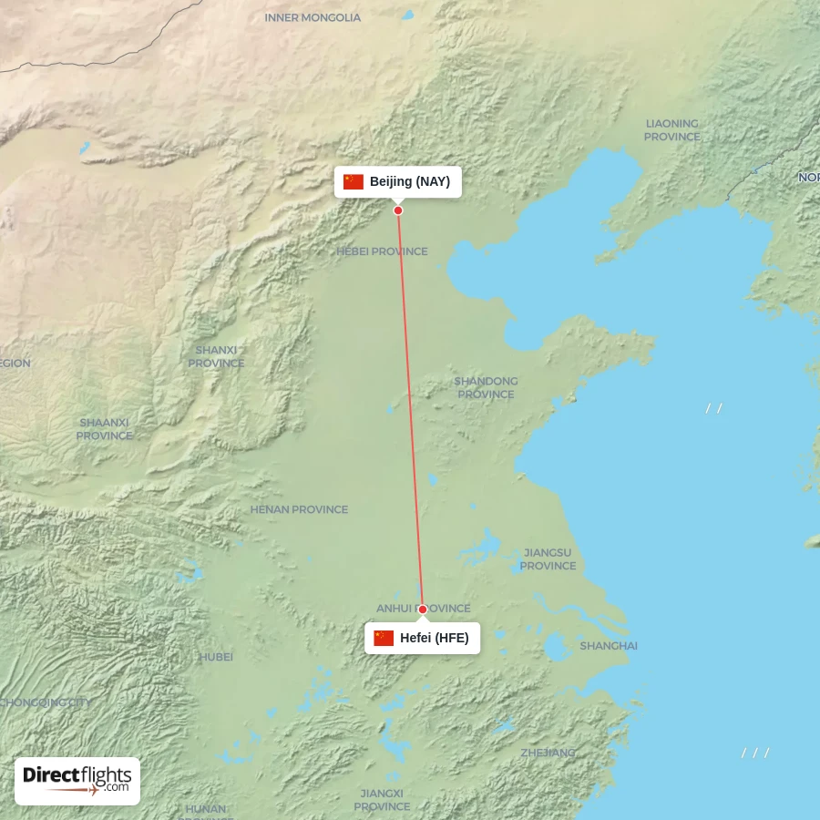 HFE - NAY route map