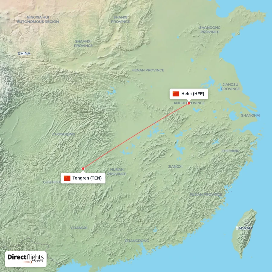HFE - TEN route map