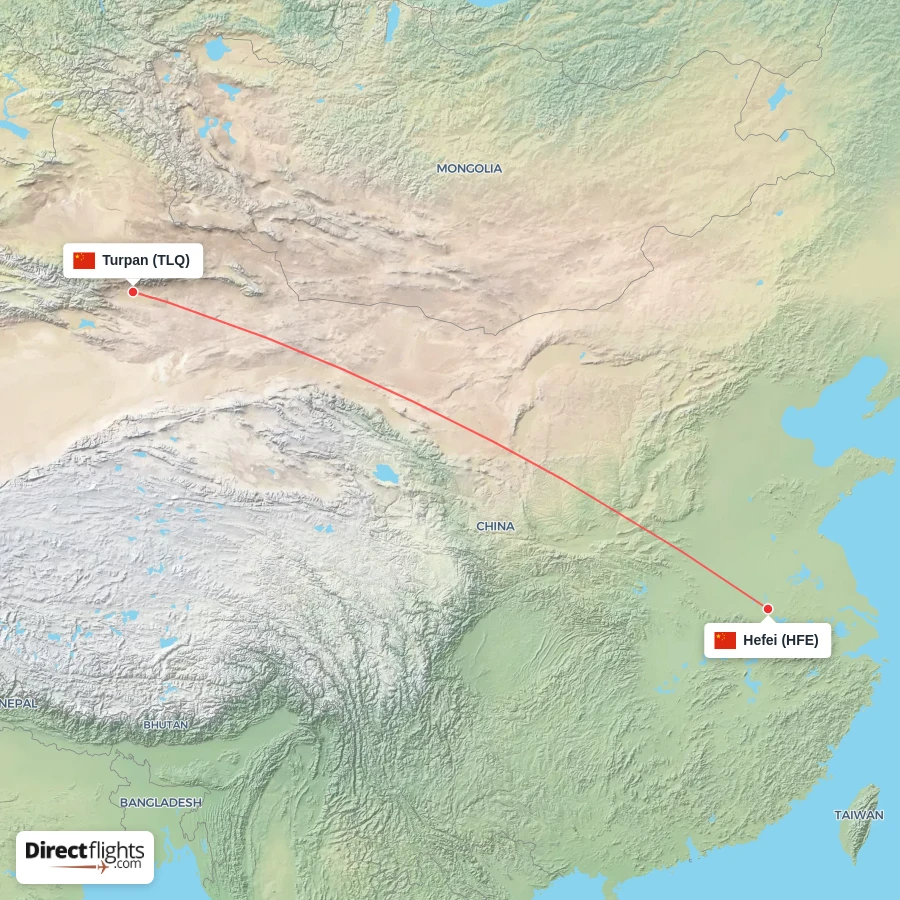 HFE - TLQ route map
