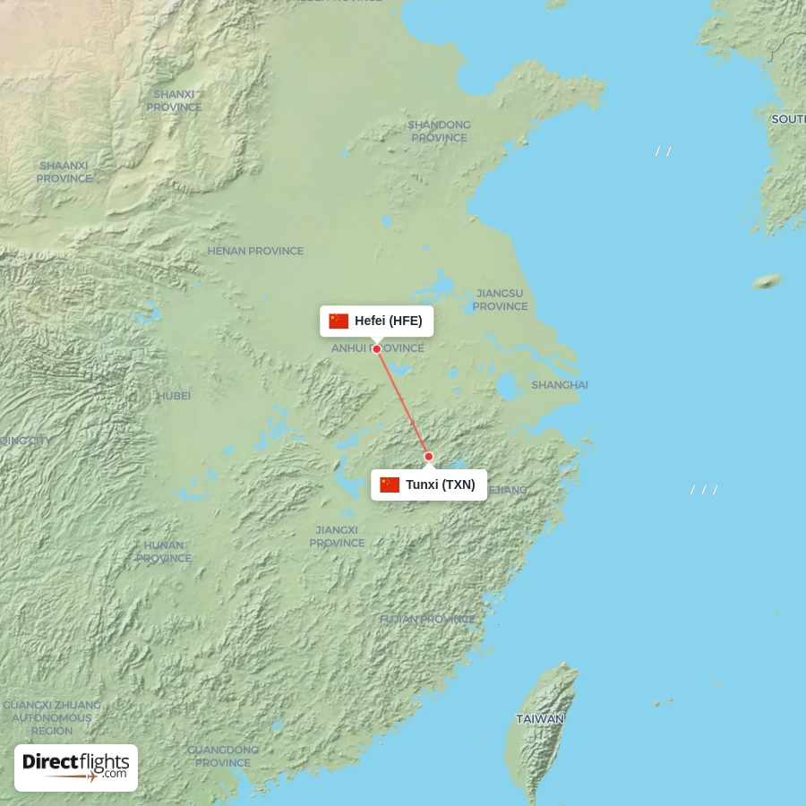 HFE - TXN route map