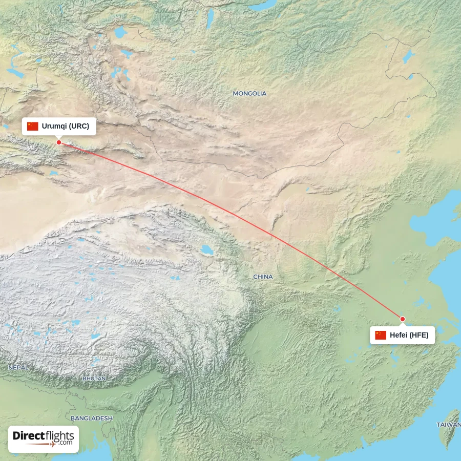HFE - URC route map