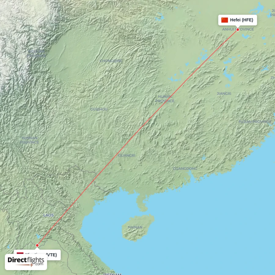 HFE - VTE route map
