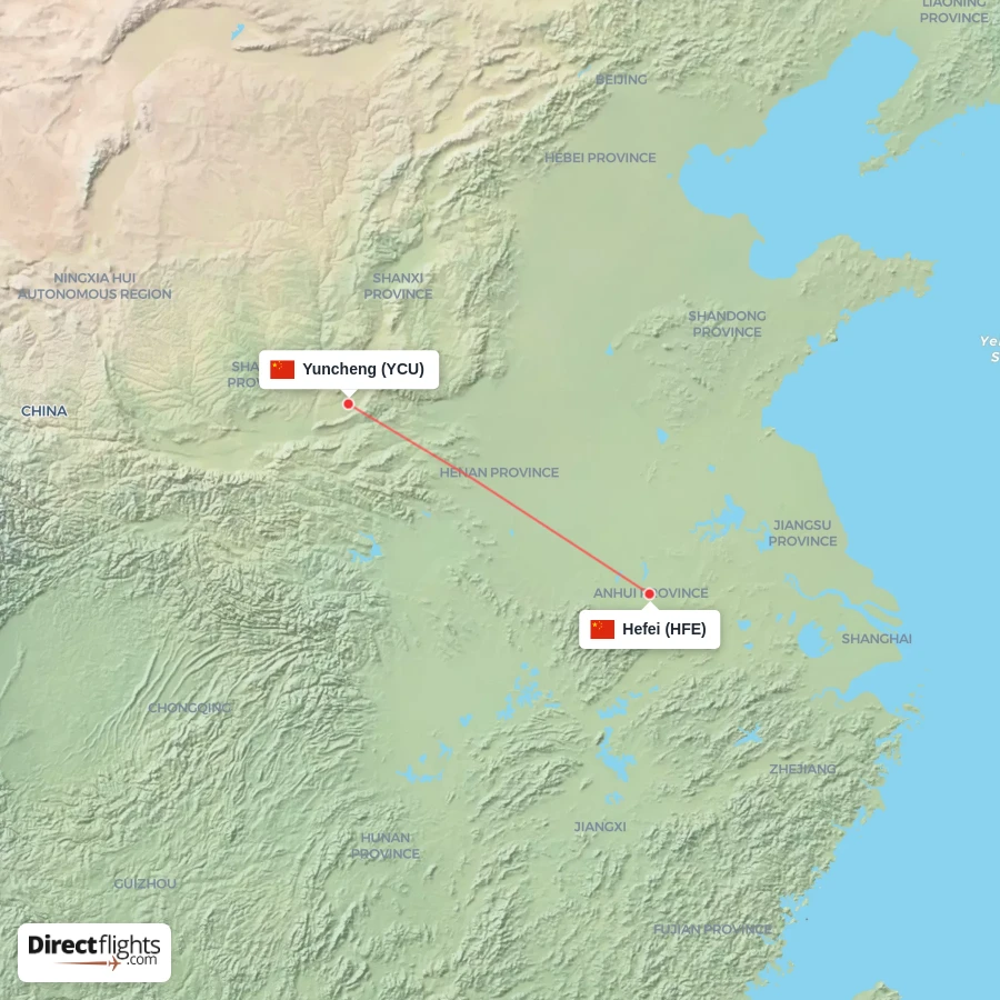 HFE - YCU route map
