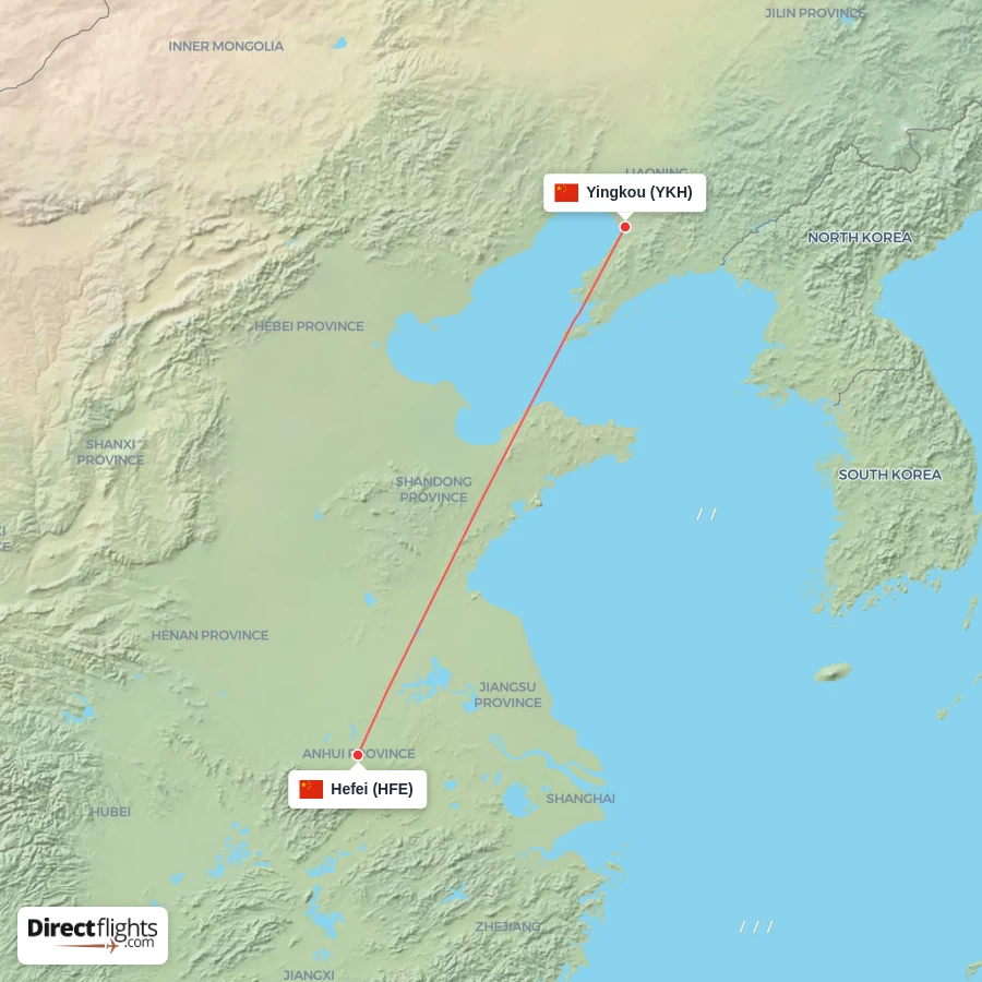 HFE - YKH route map