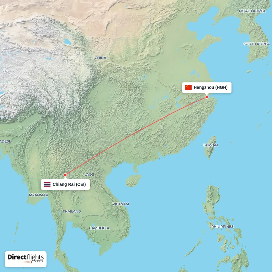 HGH - CEI route map
