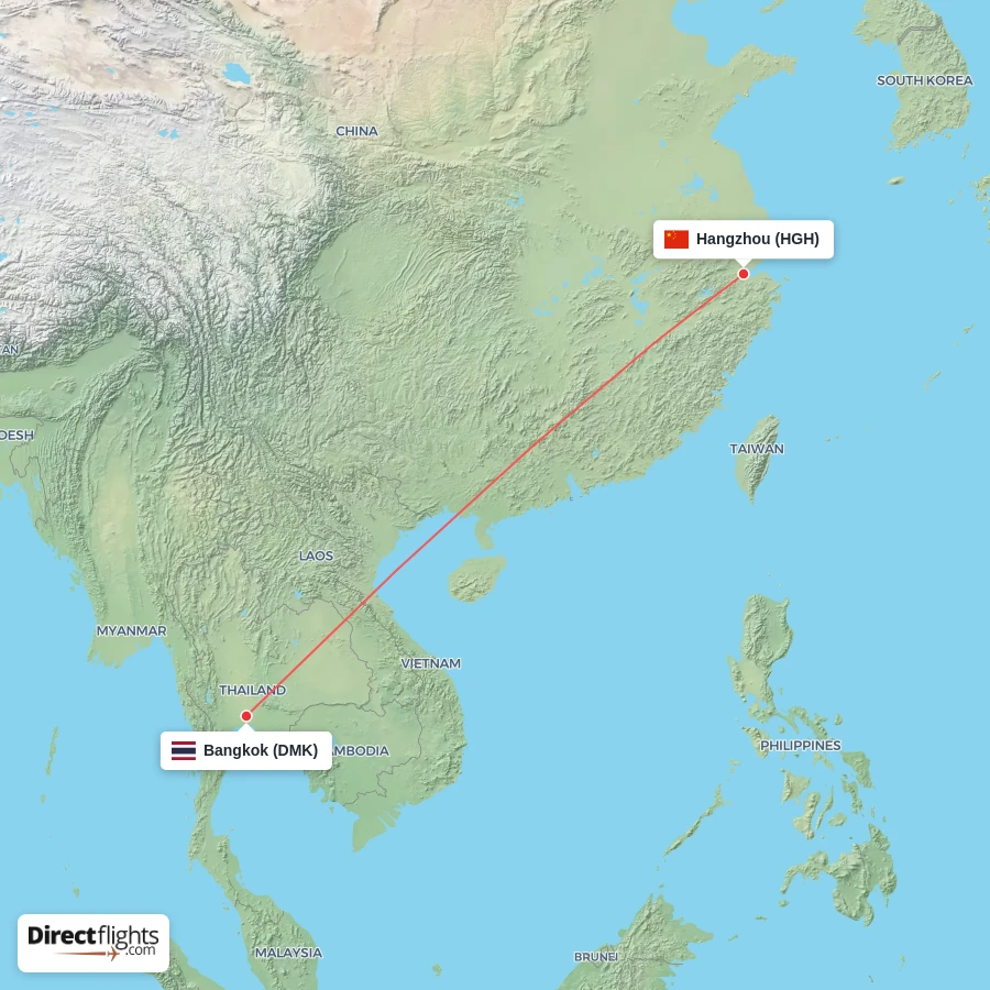 HGH - DMK route map