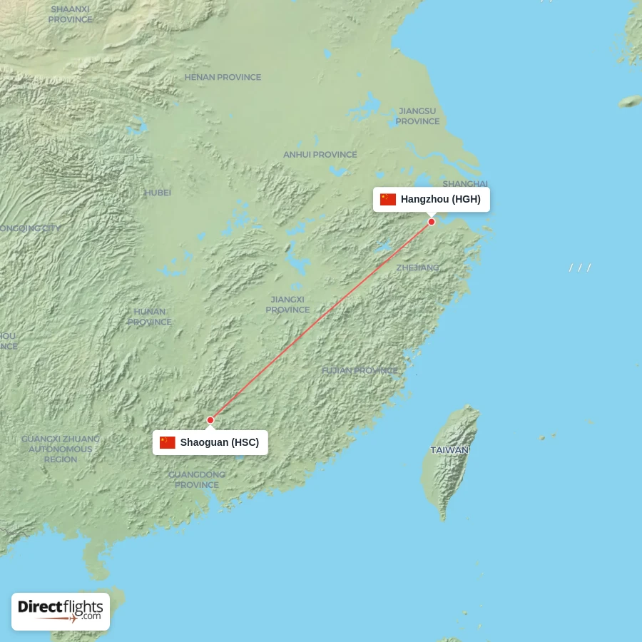 HGH - HSC route map