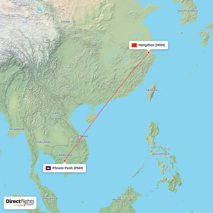 HGH - PNH route map