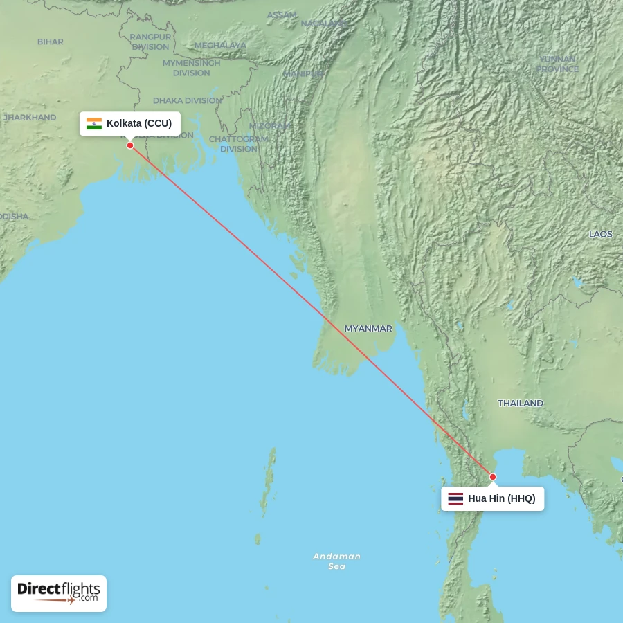 HHQ - CCU route map