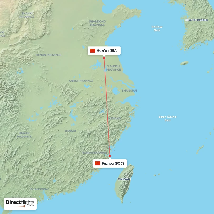 HIA - FOC route map