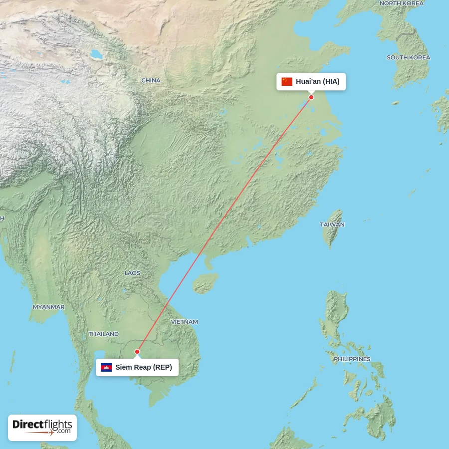 HIA - REP route map
