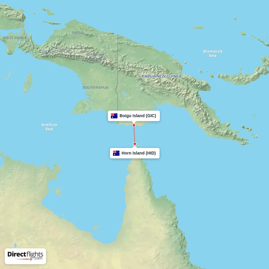 HID - GIC route map