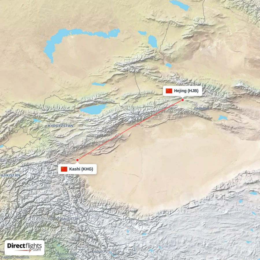 HJB - KHG route map