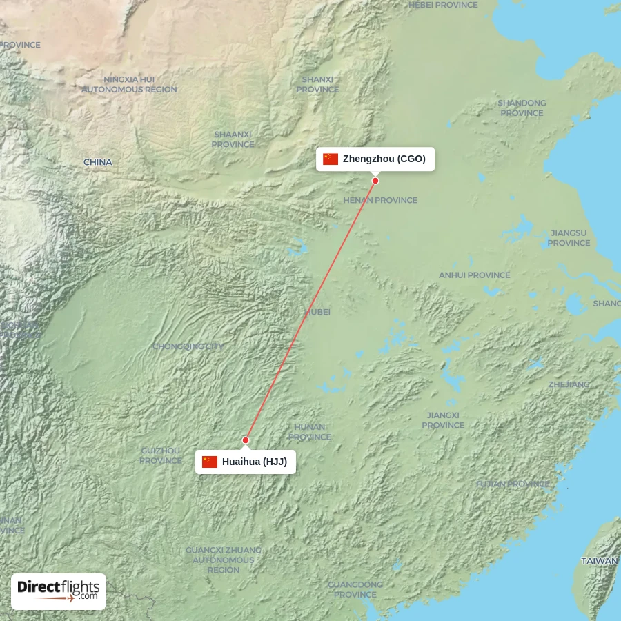 HJJ - CGO route map