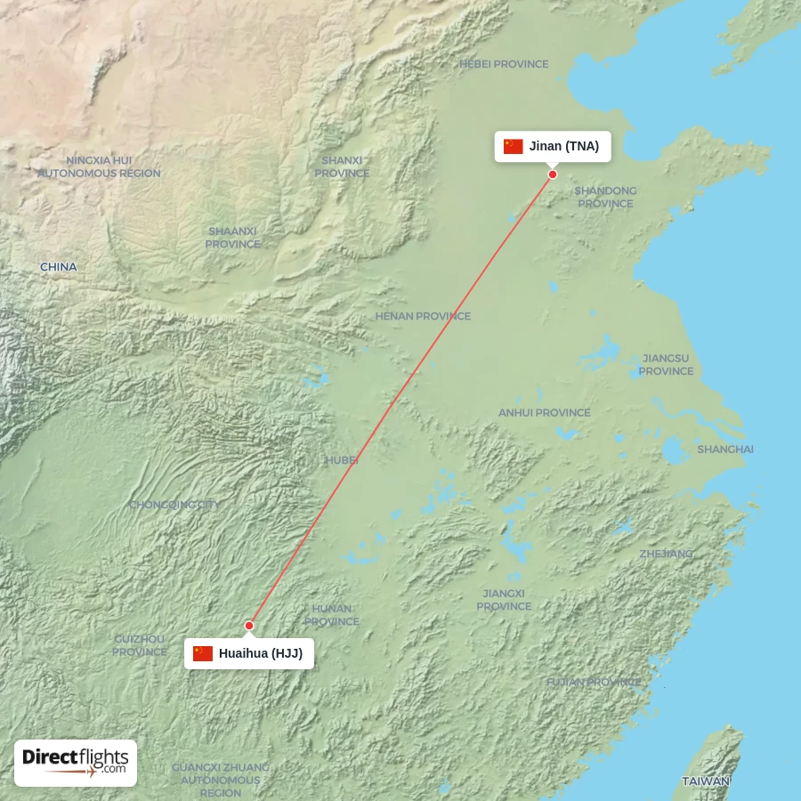 HJJ - TNA route map