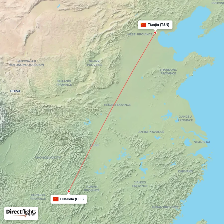 HJJ - TSN route map