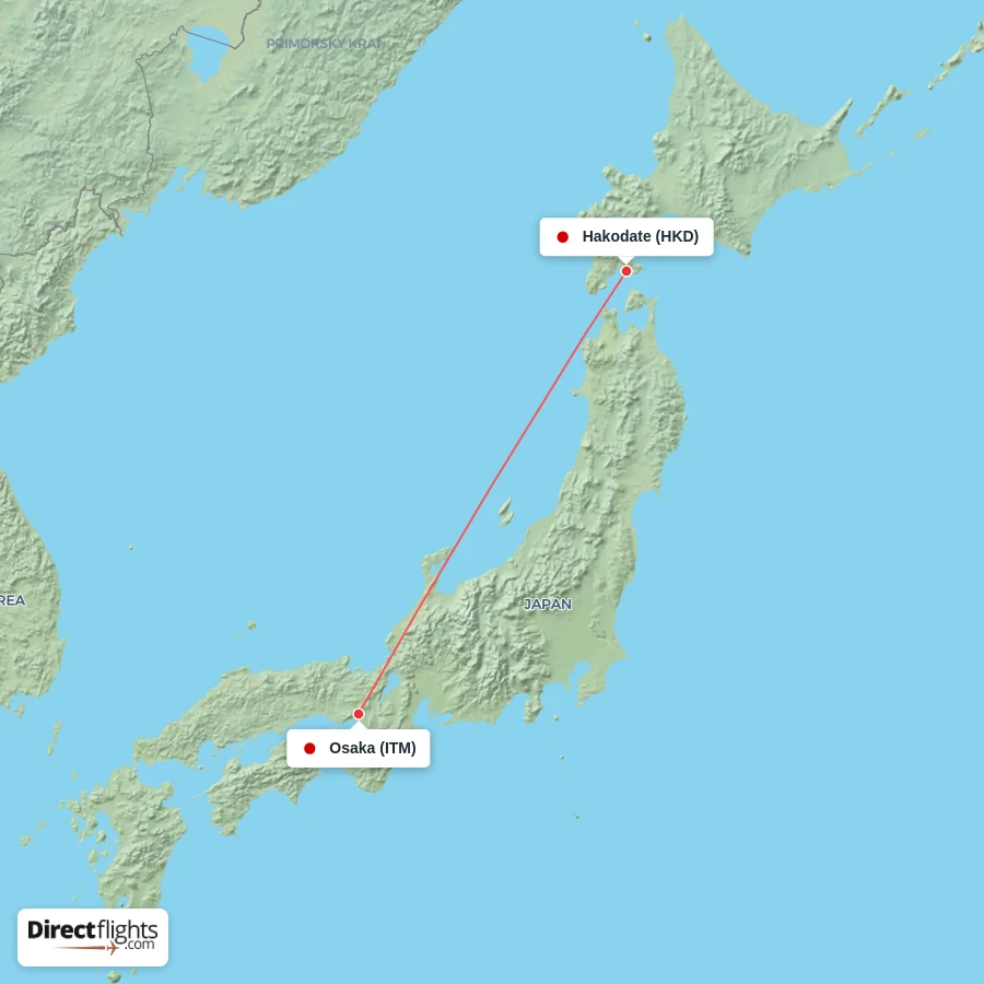 HKD - ITM route map