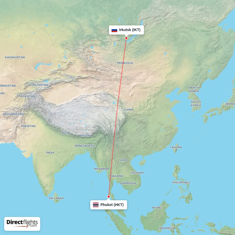 HKT - IKT route map