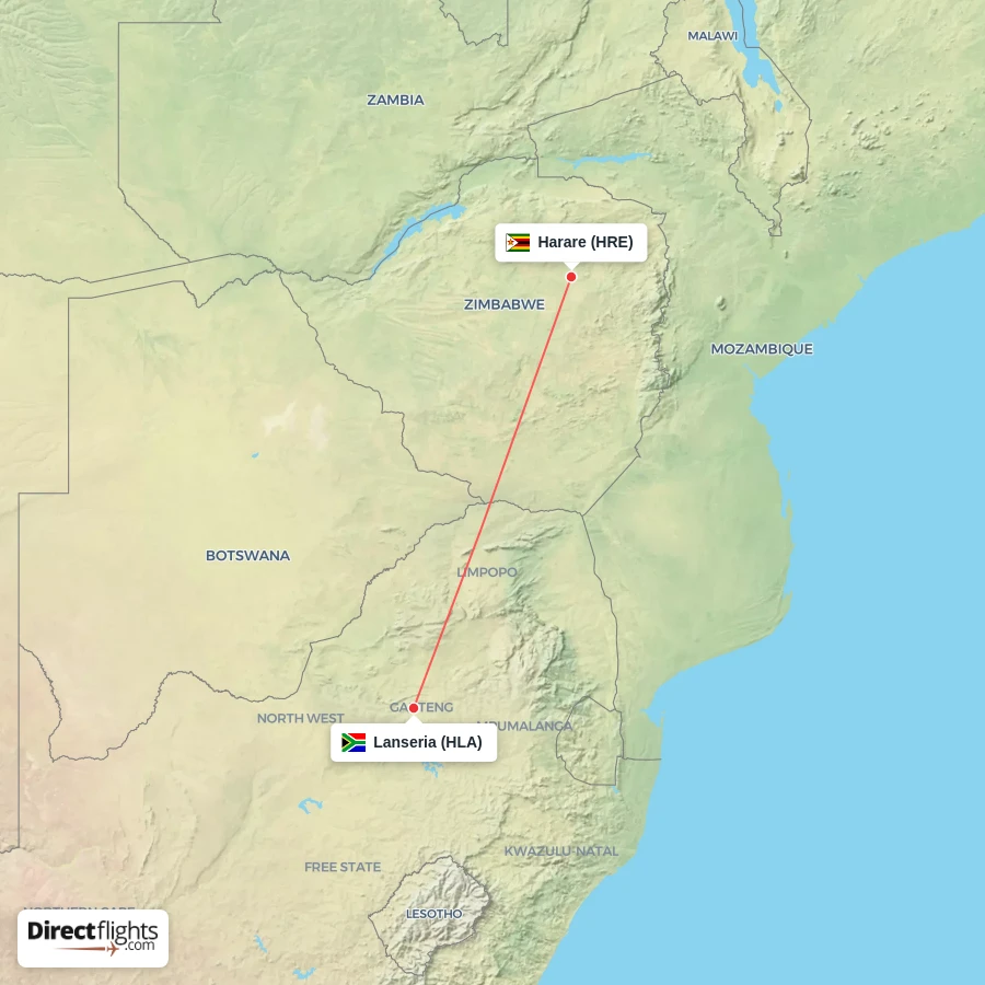 HLA - HRE route map