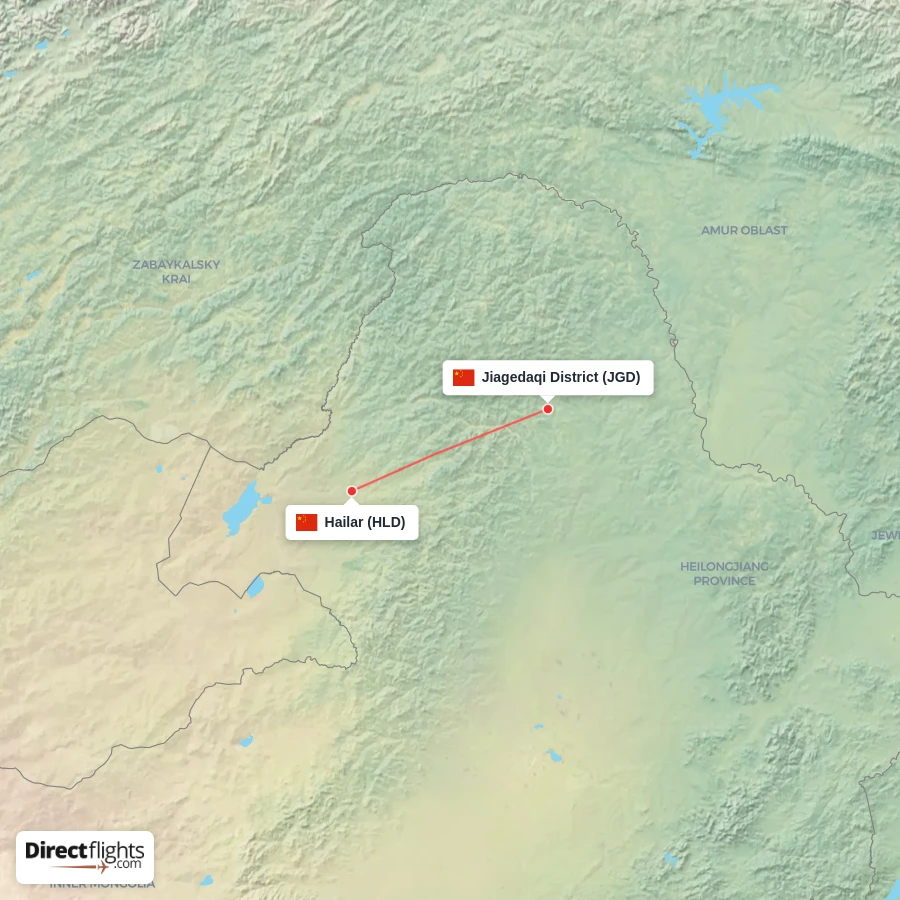 HLD - JGD route map