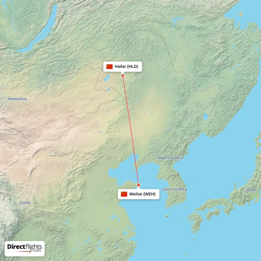 HLD - WEH route map