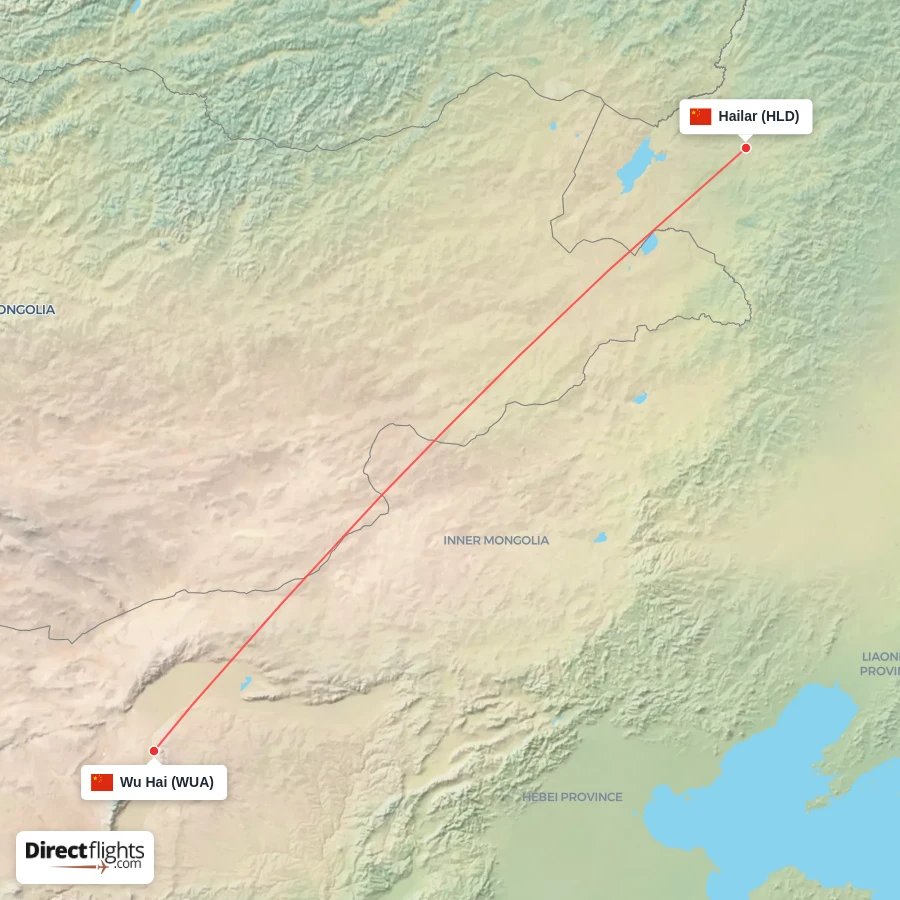 HLD - WUA route map