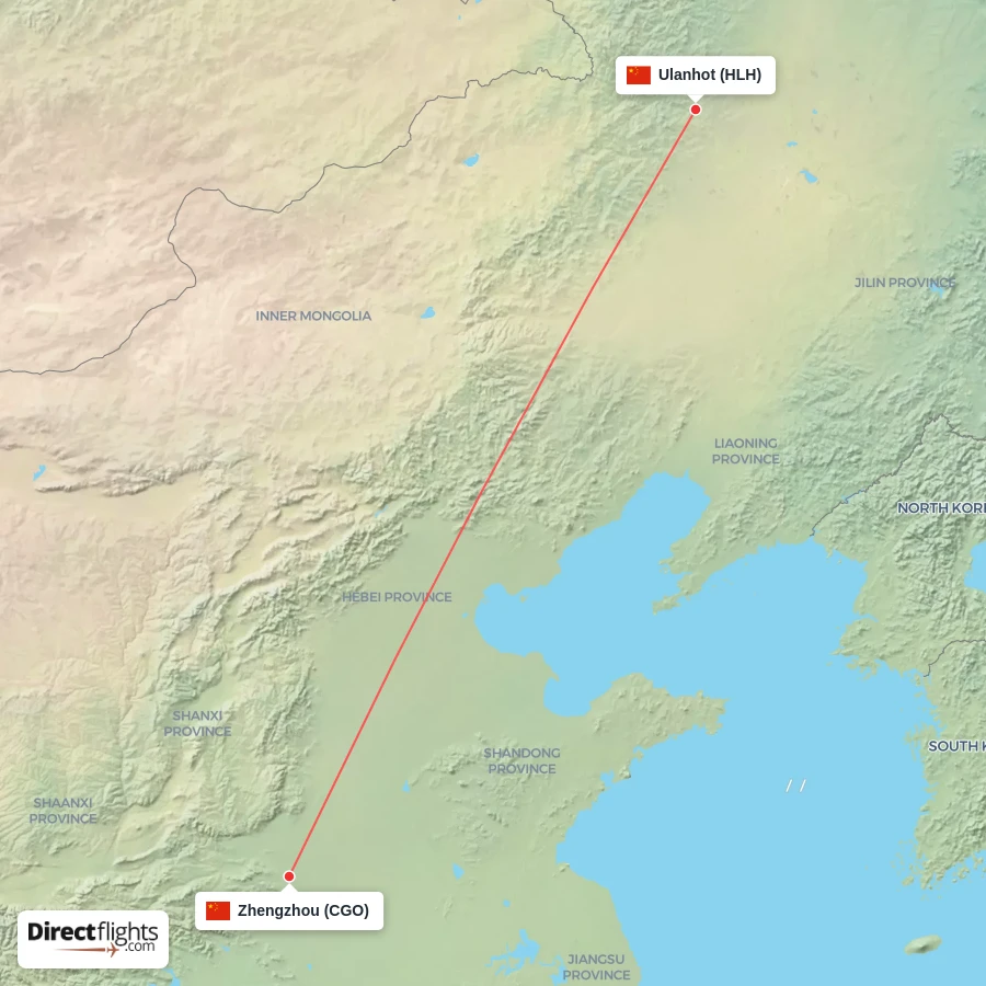 HLH - CGO route map